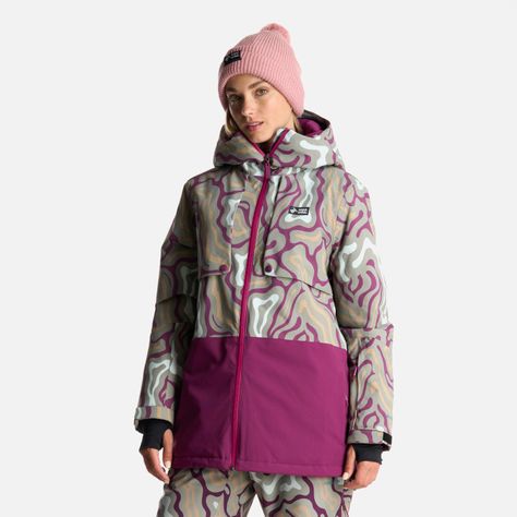 Chaqueta Mujer Yeti Print Verde Claro Haka Honu-1