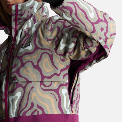 Chaqueta Mujer Yeti Print Verde Claro Haka Honu-6