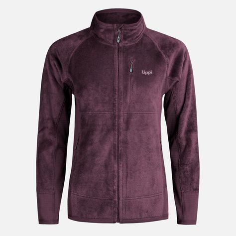 Chaqueta Mujer Numan Shaggy-Pro Jacket Burdeo Lippi-0