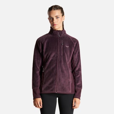 Chaqueta Mujer Numan Shaggy-Pro Jacket Burdeo Lippi-1