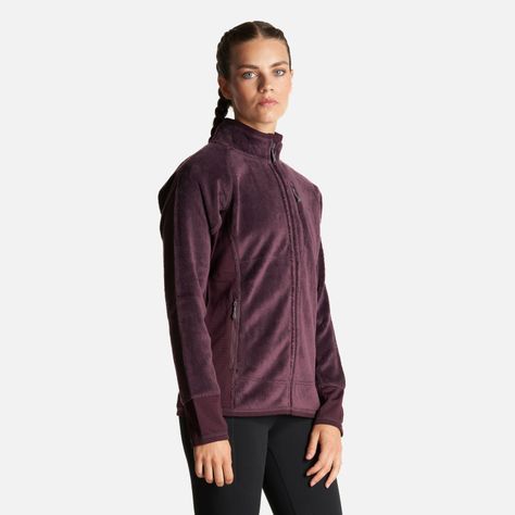 Chaqueta Mujer Numan Shaggy-Pro Jacket Burdeo Lippi-2