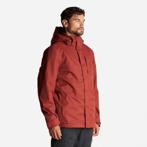 Chaqueta Hombre Tres Cruces Fusion-3 Hoody Jacket Vino Lippi-2