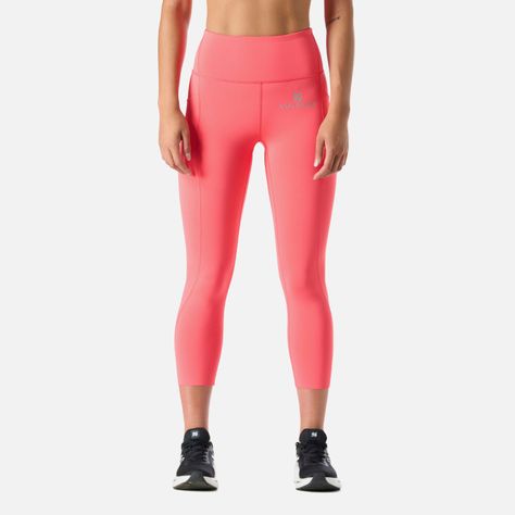 Calza Mujer BTM Compressive 3/4 High Rise Coral Vulcano-0
