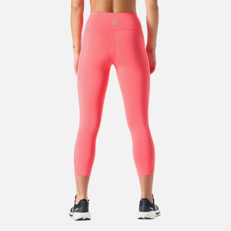 Calza Mujer BTM Compressive 3/4 High Rise Coral Vulcano-3