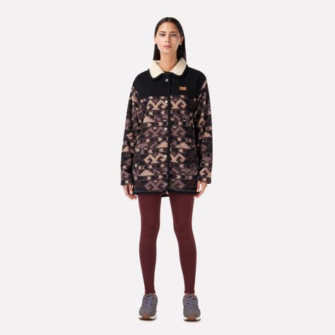 Chaqueta Mujer Calentito Negro Haka Honu-5