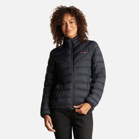 Chaqueta Mujer Ultraliviana Negro Haka Honu I23-0