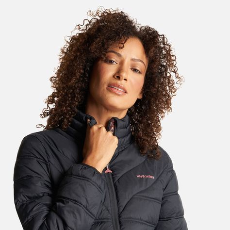 Chaqueta Mujer Ultraliviana Negro Haka Honu I23-3