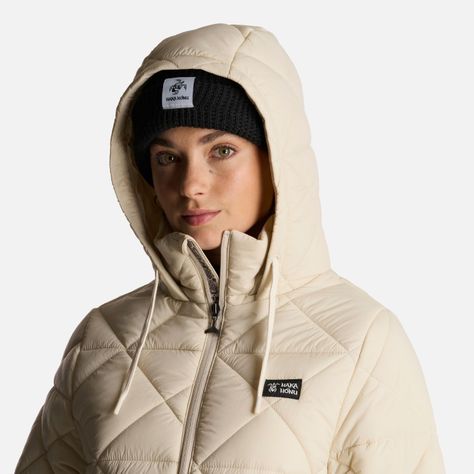 Chaqueta Mujer Pala Negra Beige Haka Honu-5