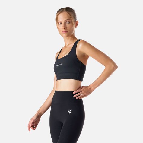 Peto Mujer Built To Move Light Support Bra Negro Vulcano-1
