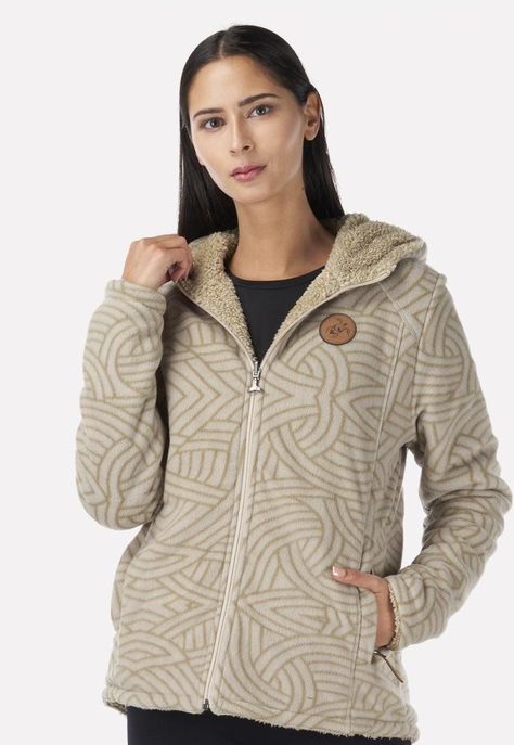 Chaqueta Mujer Bi-polar Crudo Haka Honu I22-4