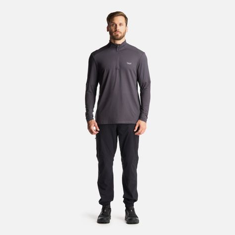 Pantalon Hombre PureTrek Q-Dry Pants Negro Lippi I24-8