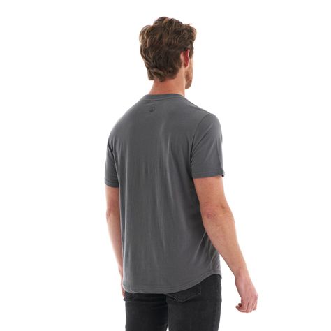 Polera Hombre Logo Lippi UV-Stop T-Shirt Gris Medio Lippi-4