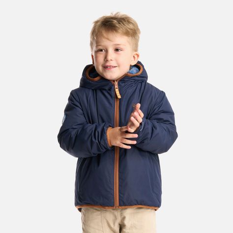Chaqueta Niño Two-Faces Hoody Jacket Print Azul Lippi-1