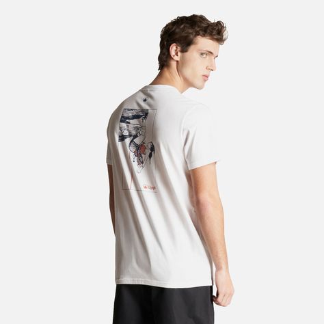 Polera Hombre Andes Rock Climbing T-Shirt Blanco Lippi-4