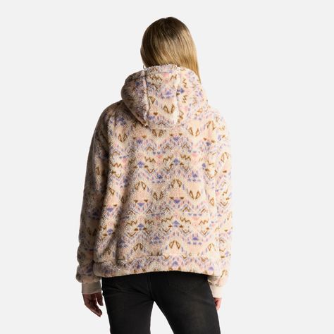 Poleron Mujer Cangur-oso Print Beige Haka Honu-4
