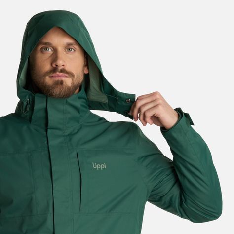 Chaqueta Hombre Tres Cruces Fusion-3 Verde Botella Lippi I25-3