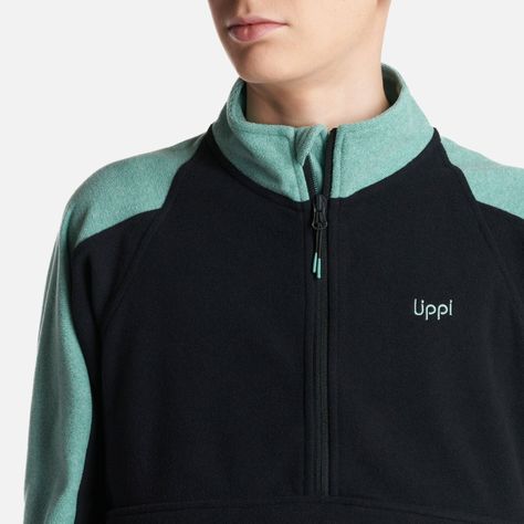 Poleron Teen Boy FirePlace 1/4 Zip Sweatshirt Grafito Lippi-4