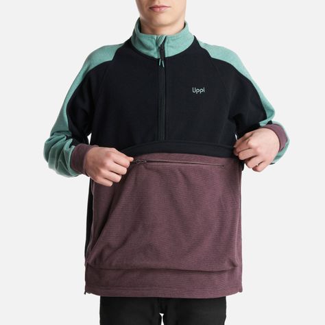 Poleron Teen Boy FirePlace 1/4 Zip Sweatshirt Grafito Lippi-5
