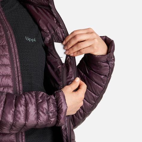 Chaquetas Mujer Ten-D SteamPro Hoody Jacket Burdeo Lippi-6