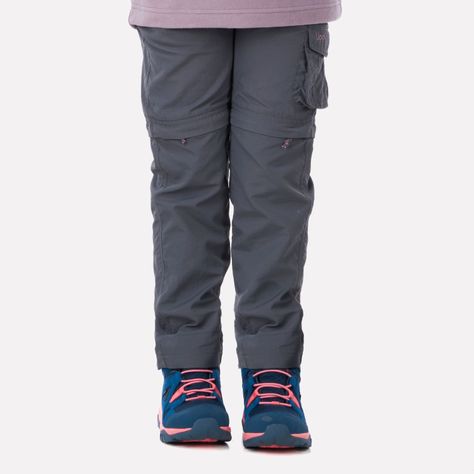 Pantalon Niña Wilder Q-Dry Mix-2 Pants Gris Oscuro Lippi-1