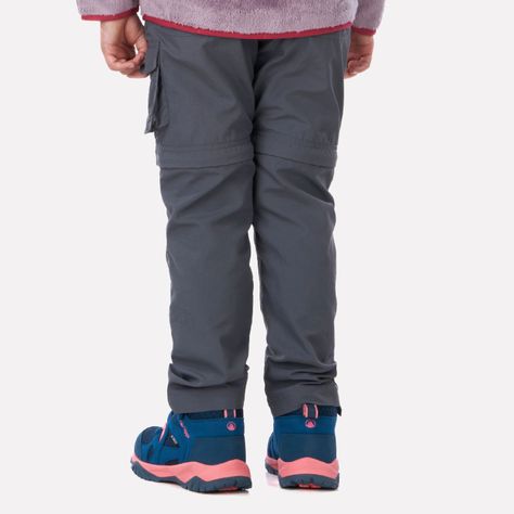 Pantalon Niña Wilder Q-Dry Mix-2 Pants Gris Oscuro Lippi-2