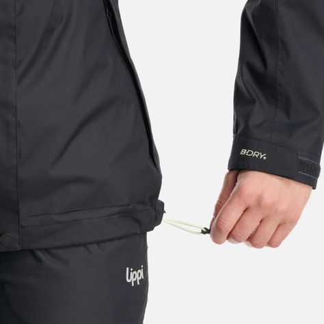 Chaqueta Mujer Blizzard B-Dry Hoody Jacket Negro Lippi I24-6