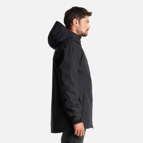 Chaqueta Hombre Citizen Warm B-Dry Hoody Jacket Negro Lippi I23-3