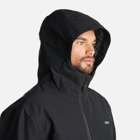 Chaqueta Hombre Citizen Warm B-Dry Hoody Jacket Negro Lippi I23-5