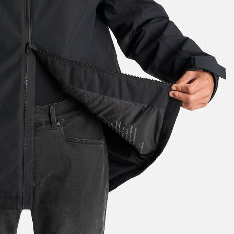 Chaqueta Hombre Citizen Warm B-Dry Hoody Jacket Negro Lippi I23-7