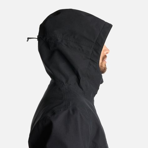 Chaqueta Hombre Citizen Warm B-Dry Hoody Jacket Negro Lippi I23-8