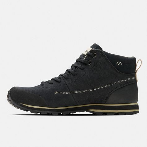 Botín Hombre Woods Mid Negro Verde Grisaceo Lippi-1