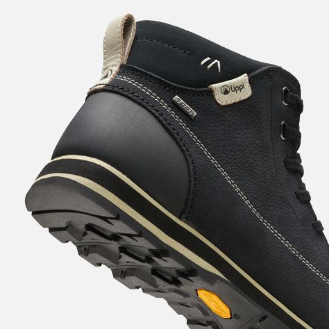 Botín Hombre Woods Mid Negro Verde Grisaceo Lippi-7