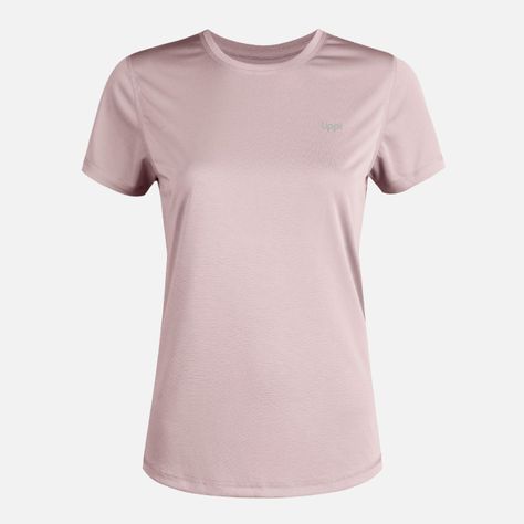 Polera Mujer Core Q-Dry T-Shirt Rosa Claro Lippi-0