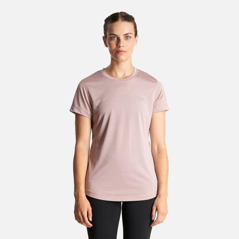 Polera Mujer Core Q-Dry T-Shirt Rosa Claro Lippi-1