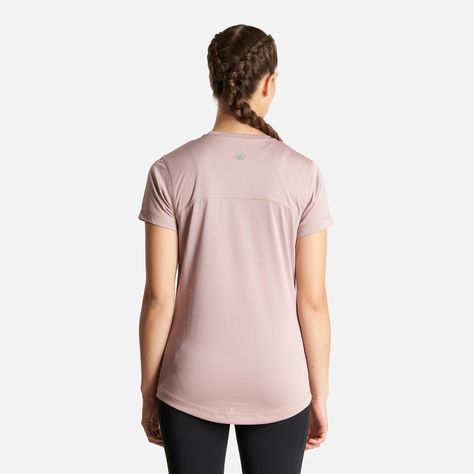 Polera Mujer Core Q-Dry T-Shirt Rosa Claro Lippi-4
