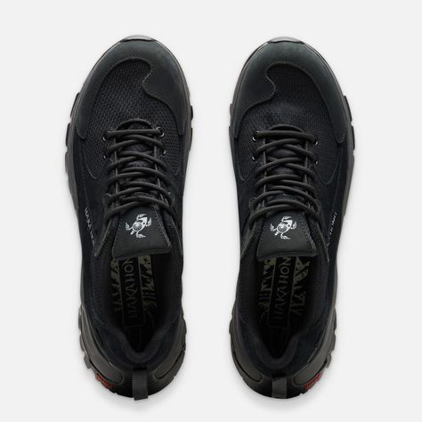 Zapato Hombre Cordillera Baja Negro Haka Honu I25-5