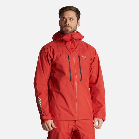 Chaqueta Hombre Granite B-Dry Hoody Jacket Rojo Lippi-2