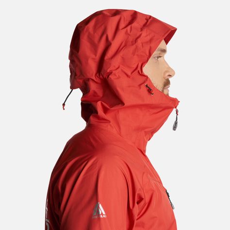 Chaqueta Hombre Granite B-Dry Hoody Jacket Rojo Lippi-5