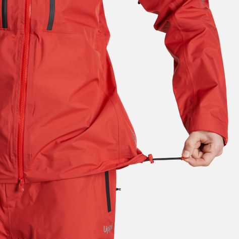 Chaqueta Hombre Granite B-Dry Hoody Jacket Rojo Lippi-8