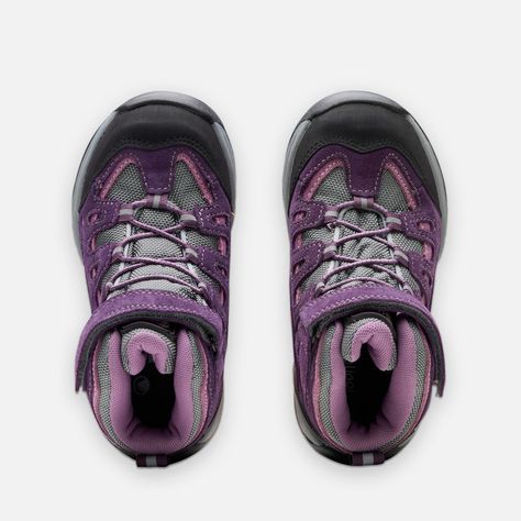 Botín Niña Puelo CS HI Velcro Morado Lippi-5