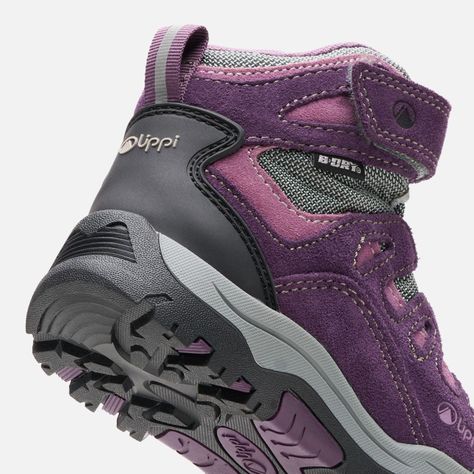 Botín Niña Puelo CS HI Velcro Morado Lippi-7