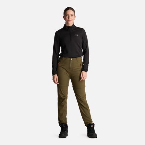 Pantalón Mujer Desmontalo Verde Musgo Haka Honu V25-7
