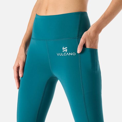 Calza Mujer BTM Compressive 3/4 High Rise Petroleo Vulcano-4