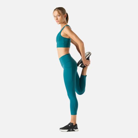 Calza Mujer BTM Compressive 3/4 High Rise Petroleo Vulcano-2