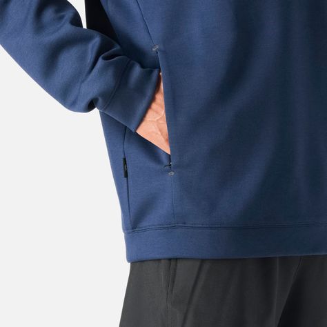 Polerón Hombre Tempo Active Hoody Azul Marino Vulcano-5