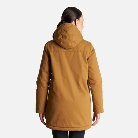 Chaqueta Mujer Peumo Canvas Hoody Jacket Mostaza Lippi I23-3