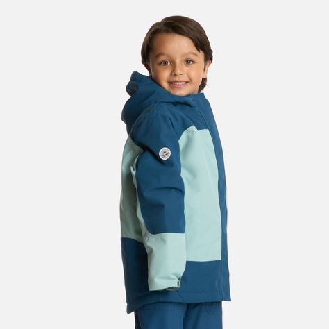 Chaqueta Niño Andes B-dry Hoody Jacket Azul Piedra Lippi I25-1