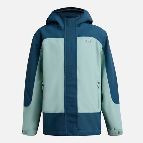 Chaqueta Niño Andes B-dry Hoody Jacket Azul Piedra Lippi I25-8