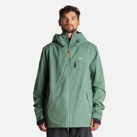 Chaqueta Hombre Sierra Nevada B-Dry Light Hoody Jacket Verde Botella Lippi-1