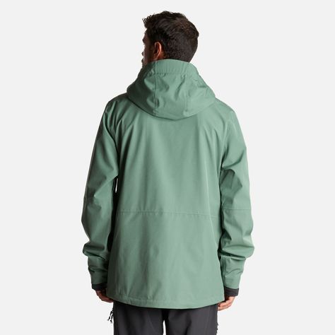 Chaqueta Hombre Sierra Nevada B-Dry Light Hoody Jacket Verde Botella Lippi-3